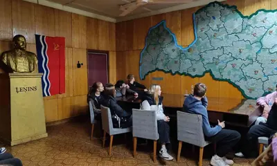 10.C klase ar Latvijas Skolas Somu Līgatnes slepenajā bunkurā