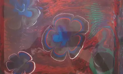 7.c klase apgūst ebru mākslu projekta "Latvijas skolas soma" ietvaros